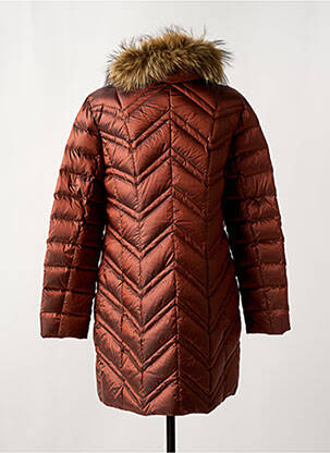 Doudoune manches longues a capuche orange BASLER femme