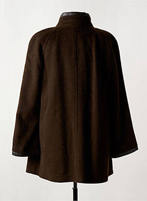 Manteau court manches longues sans capuche marron BASLER femme