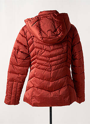 Doudoune poches a capuche orange RINO & PELLE femme