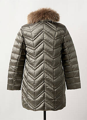 Doudoune manches longues a capuche marron BASLER femme