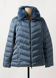 Doudoune poches sans capuche bleu RINO & PELLE femme