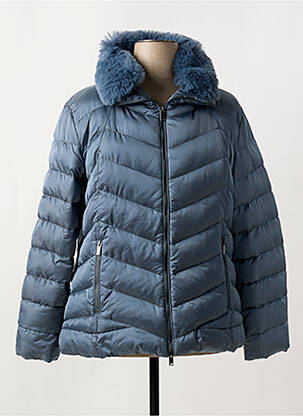 Doudoune poches sans capuche bleu RINO & PELLE femme