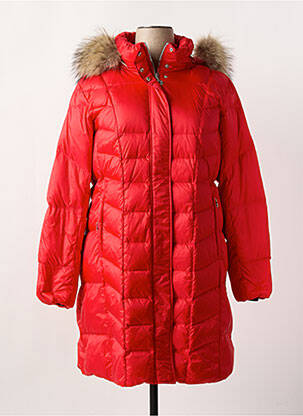 Doudoune manches longues a capuche rouge SPORTALM femme