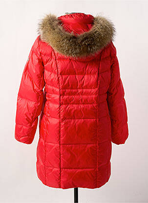 Doudoune manches longues a capuche rouge SPORTALM femme