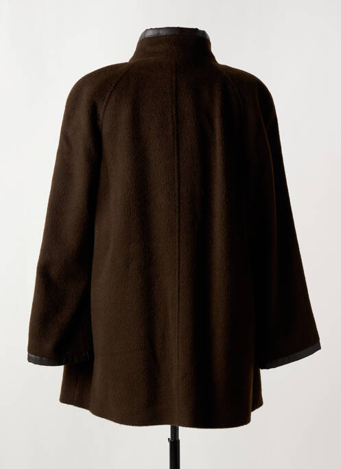 Manteau court manches longues sans capuche marron BASLER femme
