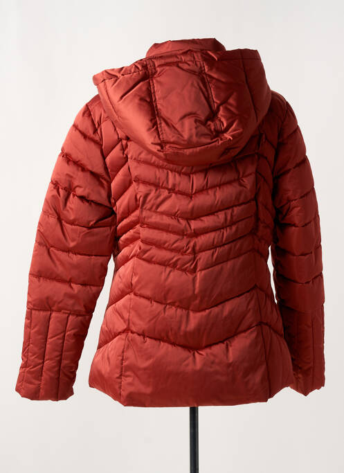 Doudoune poches a capuche orange RINO & PELLE femme