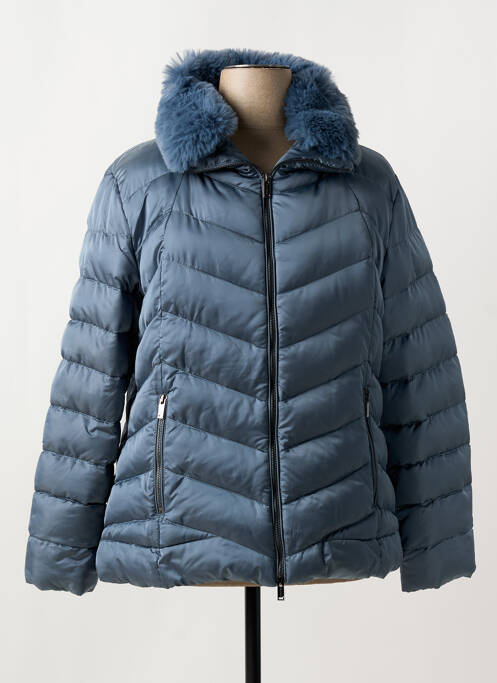 Doudoune poches sans capuche bleu RINO & PELLE femme