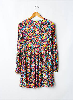 Robe mi-longue col rond manches longues jaune BOBOLI fille