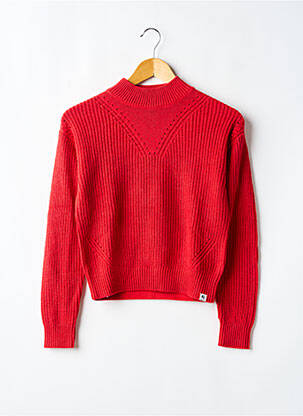 Pull resserrée sur le bas manches longues rouge GARCIA fille