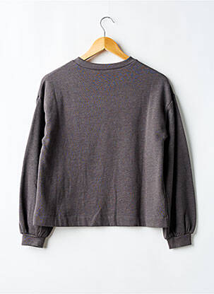 Sweat-shirt manches longues manches longues gris MAYORAL fille