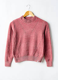 Pull resserrée sur le bas manches longues rose GARCIA fille