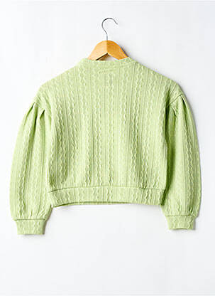 Pull resserrée sur le bas manches longues vert GARCIA fille