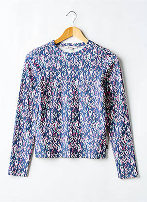 T-shirt imprimé fantaisie manches longues bleu GARCIA garçon