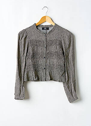 Blouse manches longues manches longues noir LE TEMPS DES CERISES fille