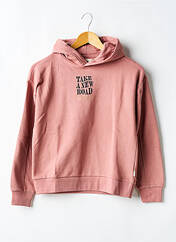 Sweat-shirt à capuche rose GARCIA pour fille seconde vue