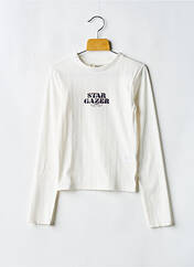 T-shirt blanc GARCIA pour fille seconde vue