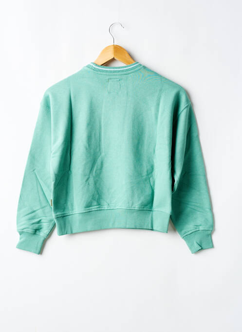Sweat-shirt broderie manches longues bleu GARCIA fille