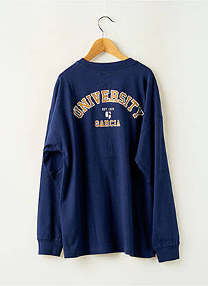 T-shirt manches longues manches longues bleu GARCIA garçon