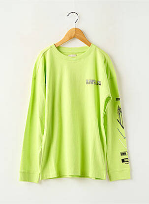 T-shirt manches longues manches longues jaune GARCIA garçon