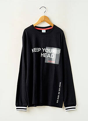 T-shirt noir BOBOLI pour garçon