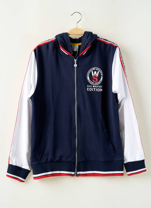Veste casual poches bleu BOBOLI garcon