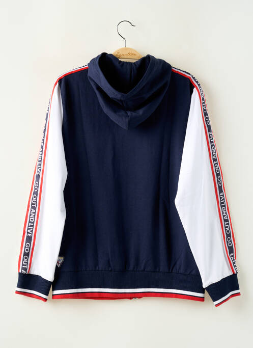 Veste casual poches bleu BOBOLI garcon