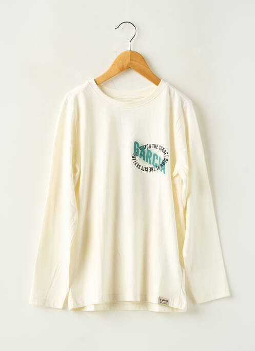 T-shirt beige GARCIA pour garçon