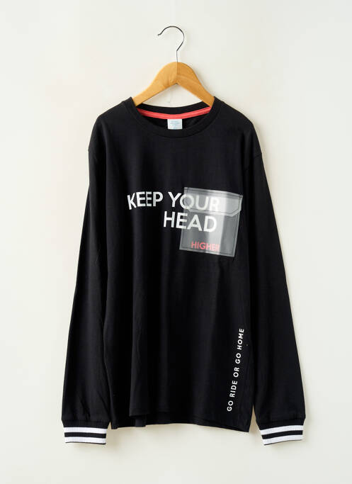 T-shirt noir BOBOLI garçon