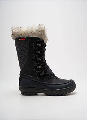 Bottes tissage satiné talon plat jusqu'à 3cm noir HELLY HANSEN femme