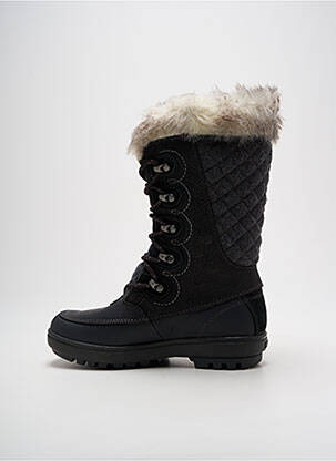 Bottes tissage satiné talon plat jusqu'à 3cm noir HELLY HANSEN femme