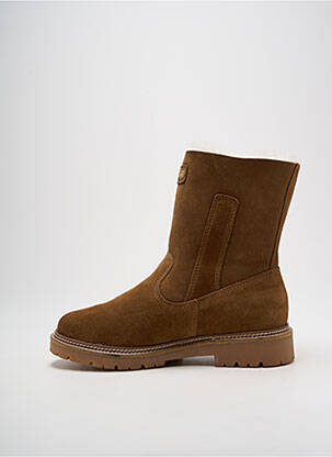 Bottines/boots fourrée talon plat jusqu'à 3cm marron OLANG femme