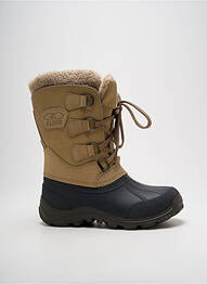 Bottes fourrée talon de 4 à 6cm beige OLANG femme