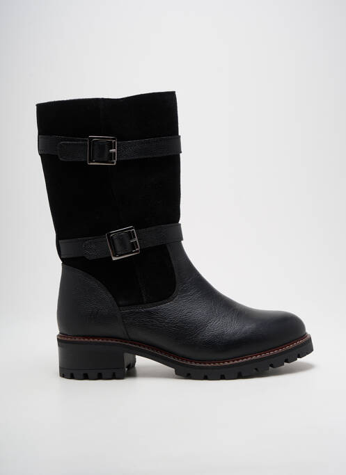 Bottines/boots fourrée talon de 4 à 6cm noir HOOPER SHOES femme
