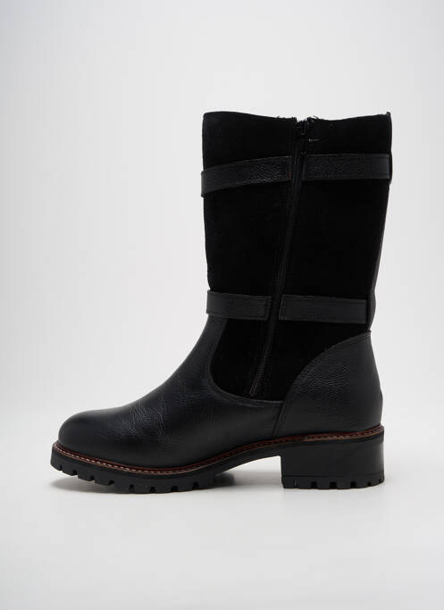 Bottines/boots fourrée talon de 4 à 6cm noir HOOPER SHOES femme