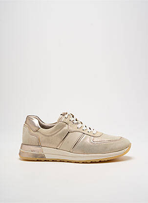 Baskets bout rond talon plat jusqu'à 3cm or TAMARIS femme