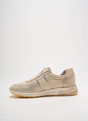 Baskets bout rond talon plat jusqu'à 3cm or TAMARIS femme