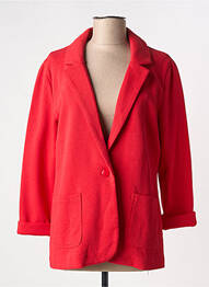 Blazer poches rouge YEST femme