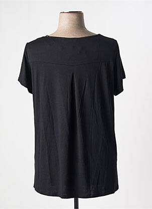 T-shirt coupe droite manches courtes noir AN II VITO femme