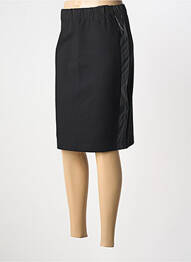 Jupe mi-longue coupe droite noir AN II VITO femme