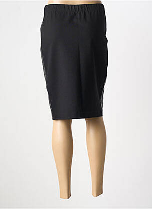 Jupe mi-longue coupe droite noir AN II VITO femme