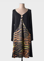 Robe mi-longue noir AN II VITO pour femme seconde vue