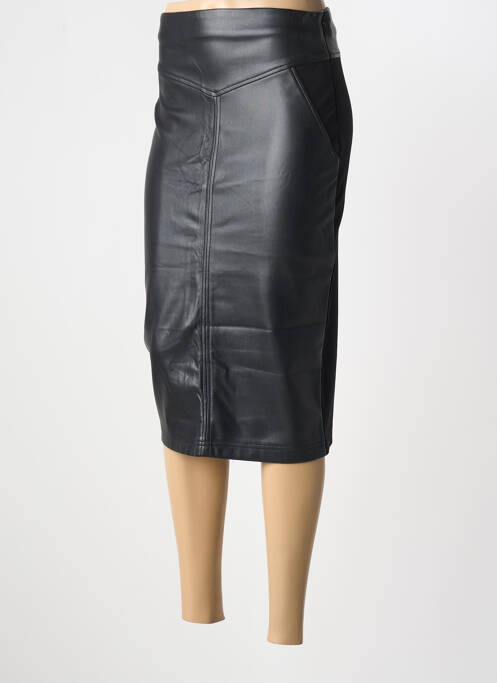 Jupe mi-longue noir YEST pour femme