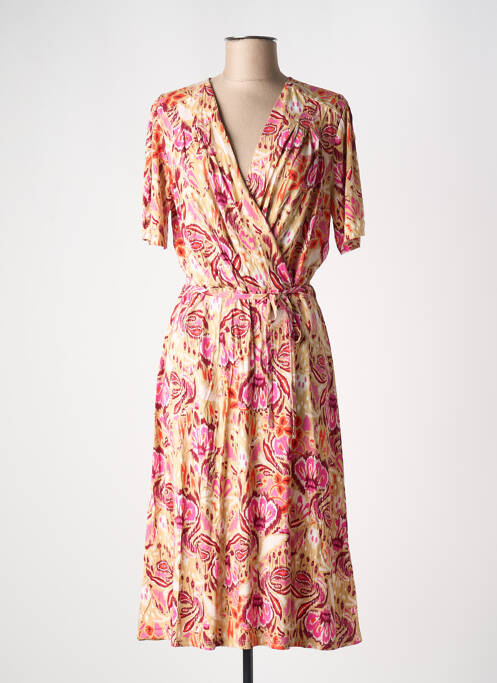 Robe longue beige YEST pour femme