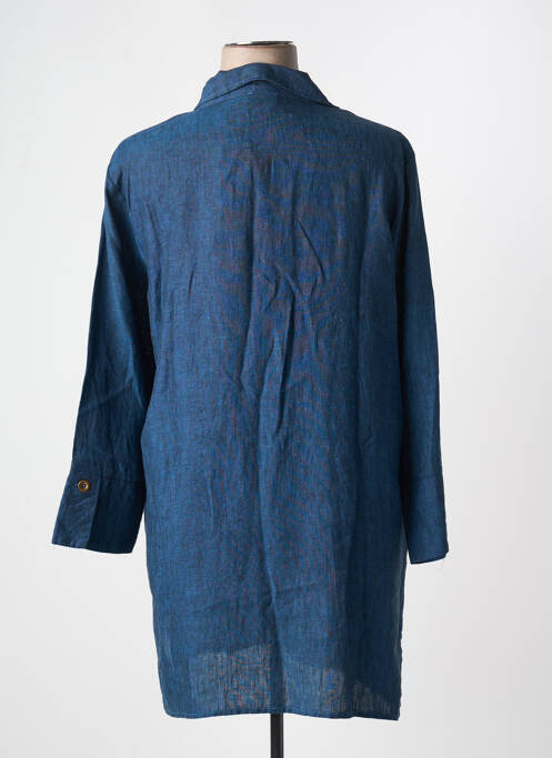 Robe mi-longue bleu YEST pour femme