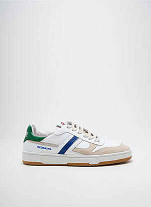 Baskets semelle amovible bout rond blanc REDSKINS homme