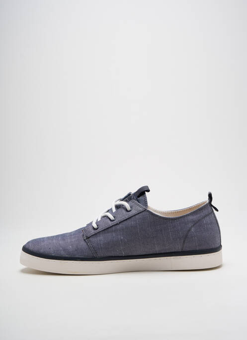 Baskets semelle amovible bout rond bleu PALLADIUM homme