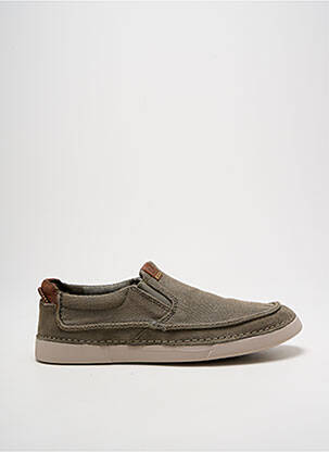 Slip ons bout rond bout rond vert CLARKS homme