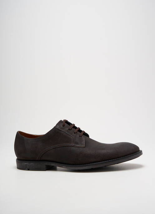 Derbies type de semelle amortissante talon bas marron CLARKS homme