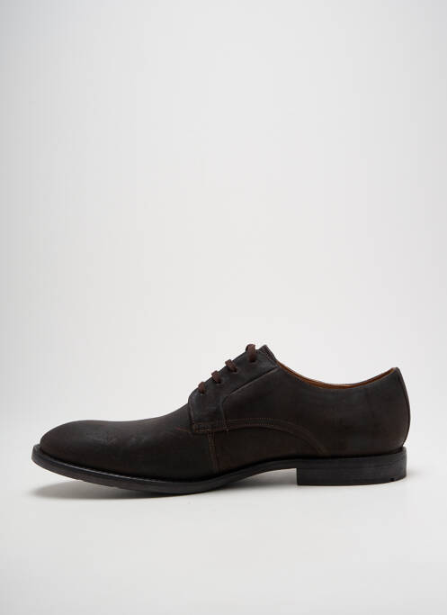 Derbies type de semelle amortissante talon bas marron CLARKS homme