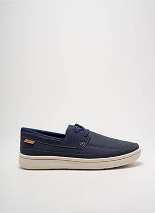 Slip ons bleu CLARKS pour homme